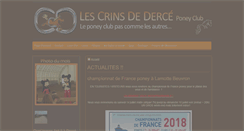 Desktop Screenshot of les-crins-de-derce.com